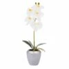 Cheap 👍 Mikasa® 15 Inch Faux Orchid in Grey Pot, Rosewood ✨ -Mikasa Sales 2023 15 inch faux orchid in grey pot rosewood 5275277 1
