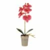 Hot Sale ✔️ Mikasa® 15 Inch Faux Orchid in Pot, Rosewood 🌟