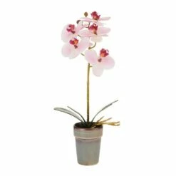Flash Sale 🔥 Mikasa® 15 Inch Faux Orchid in Pot, Watercolor Pink 🤩