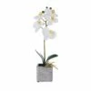 Best Sale 🥰 Mikasa® 15 Inch Faux Orchid in Square Pot, White 👍