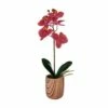 Cheapest 😀 Mikasa® 16 Inch Faux Orchid in Brown Pot, Rosewood 😉 -Mikasa Sales 2023 16 inch faux orchid in brown pot rosewood 5293736 1
