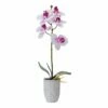 Wholesale 👏 Mikasa® 16 Inch Faux Orchid in Grey Pot, White and Fuchsia 🎉 -Mikasa Sales 2023 16 inch faux orchid in grey pot white and fuchsia 5291153 1
