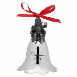 Buy 🎉 Wallace® 2017 Annual Santa Bell Ornament 26th Edition ❤️