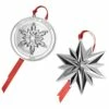 Best Pirce 🌟 Gorham® 2019 Sterling Snowflake 50th Anniversary Ornament Set of 2 👏