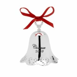 Brand new 🎉 Towle® 2020 Silver Plated Pierced Bell Ornament 41st Edition ⌛