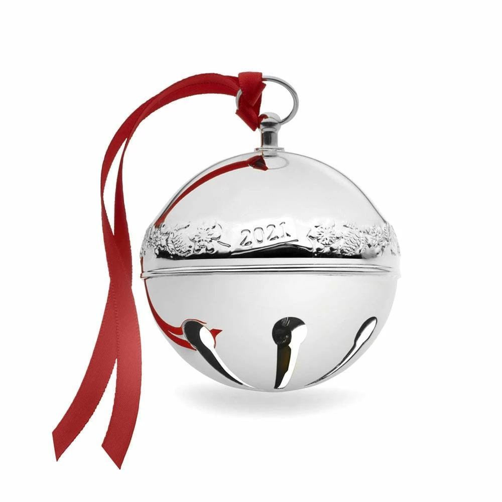 Best deal 💯 Wallace® 2021 Silver Plated Sleigh Bell Ornament 51st Edition ✨ 3 Best deal 💯 Wallace® 2021 Silver Plated Sleigh Bell Ornament 51st Edition ✨