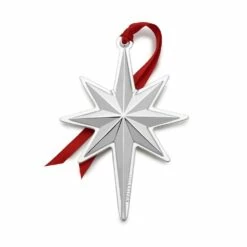 Outlet 💯 Mikasa® 2021 Silver Plated Star Ornament 1st Edition 🎉