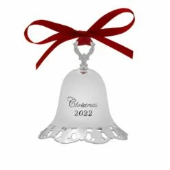 Best Pirce 🥰 Towle® 2022 Silver Plated Pierced Bell Ornament, 43rd Edition 🔥
