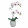 Flash Sale 💯 Mikasa® 22 Inch Faux Orchid in Geometric Pot, White and Pink 🛒 -Mikasa Sales 2023 22 inch faux orchid in geometric pot white and pink 5293722 1