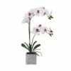 Coupon 🤩 Mikasa® 22 Inch Faux Orchid in Square Pot, White and Pink ⌛ -Mikasa Sales 2023 22 inch faux orchid in square pot white and pink 5283166 1