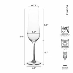 Budget ⭐ Mikasa® Gianna Ombre Blue Set of 4 Flute Glasses ⭐ -Mikasa Sales 2023 5264133 Mikasa Gianna Flute Infographic e01791ea e16e 430a a25d 1abd87d51362