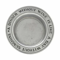 Flash Sale 🔥 Wilton Armetale® A Dinner Without Wine Bottle Coaster 🌟