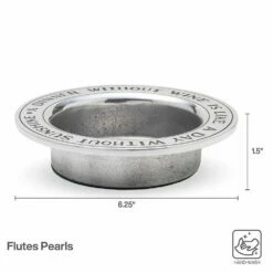 Flash Sale 🔥 Wilton Armetale® A Dinner Without Wine Bottle Coaster 🌟 -Mikasa Sales 2023 a dinner without wine bottle coaster 601016 3