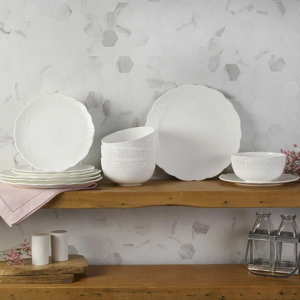 Brand new 👏 Mikasa® Abigail 12 Piece Dinnerware Set, Service for 4 🎁 5 Brand new 👏 Mikasa® Abigail 12 Piece Dinnerware Set, Service for 4 🎁 - Image 3