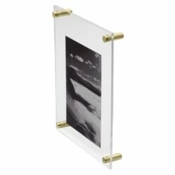 Cheapest 🤩 Mikasa® Acrylic and Gold Floating Wall Frame, 11 x 14 👏 -Mikasa Sales 2023 acrylic and gold floating wall frame 11 x 14 5256722 4