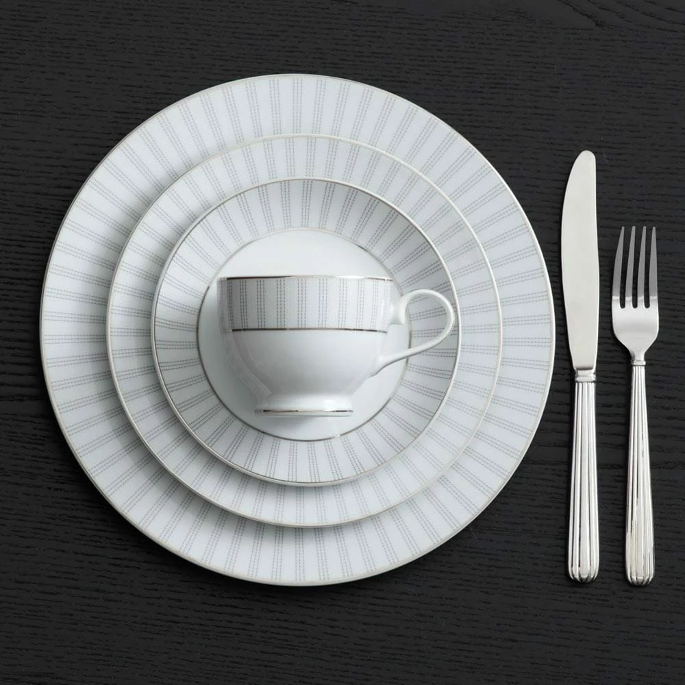 Hot Sale 💯 Mikasa® Adrian Grey 40 Piece Dinnerware Set, Service for 8 👏 5 Hot Sale 💯 Mikasa® Adrian Grey 40 Piece Dinnerware Set, Service for 8 👏 - Image 3