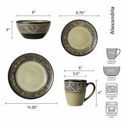 Top 10 🔔 Gourmet Basics® Alexandria Dinnerware Set ✨ 9 Top 10 🔔 Gourmet Basics® Alexandria Dinnerware Set ✨ -Mikasa Sales 2023 alexandria dinnerware set 5147986 4