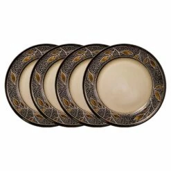 Best Sale 🛒 Gourmet Basics® Alexandria Set of 4 Dinner Plates 🤩