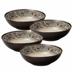 Discount 🤩 Gourmet Basics® Alexandria Set of 4 Individual Pasta Bowls 🧨