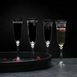 Best Sale 🤩 Mikasa® Amelia Set of 4 Flute Glasses ❤️ -Mikasa Sales 2023 amelia set of 4 flute glasses 5282435 2