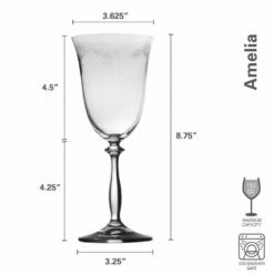 Hot Sale ⌛ Mikasa® Amelia Set of 4 Red Wine Glasses 🌟 -Mikasa Sales 2023 amelia set of 4 red wine glasses 5282430 8