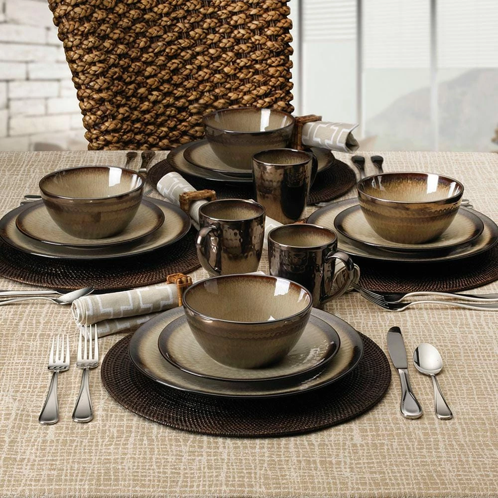 Top 10 ⭐ Gourmet Basics® Anastasia Cream 16 Piece Dinnerware Set, Service for 4 😍 5 Top 10 ⭐ Gourmet Basics® Anastasia Cream 16 Piece Dinnerware Set, Service for 4 😍 - Image 3