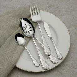 Top 10 🔥 Wallace® Anchor Coastal 45 Piece Flatware Set, Service for 8 ⌛ -Mikasa Sales 2023 anchor coastal 45 piece flatware set service for 8 5270356 3