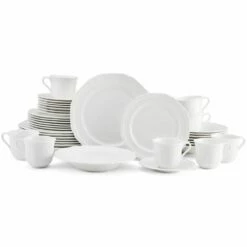 Best reviews of ⭐ Mikasa® Antique White 40 Piece Dinnerware Set, Service for 8 💯