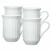 Promo 😍 Mikasa® Antique White Mugs, Set of 4 🔔