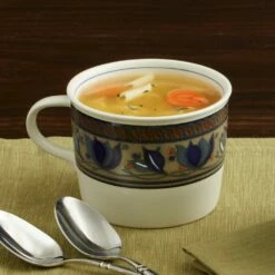 Top 10 🔥 Mikasa® Arabella® Jumbo Soup Mug 😉 -Mikasa Sales 2023 arabella jumbo soup mug 5171508 2