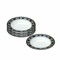 Best deal ✔️ Mikasa® Arabella® Rim Soup Bowls, Set of 4 ⌛