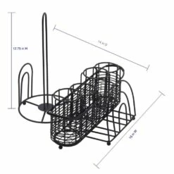 Promo 🌟 Gourmet Basics® Art Deco Hostess Buffet Storage Caddy 🔥 -Mikasa Sales 2023 art deco picnic caddy 5282088 4