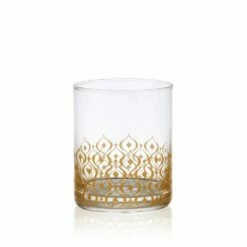 Deals 🔔 Mikasa® Art Deco Set of 4 Gold Double Old Fashioned Whiskey Glasses ⌛ -Mikasa Sales 2023 art deco set of 4 gold double old fashioned glasses 5275051 6
