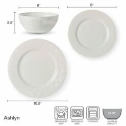 Outlet 😉 Mikasa® Ashlyn Vegan Bone 12 Piece Dinnerware Set, Service for 4 ⌛ -Mikasa Sales 2023 ashlyn vegan bone 12 piece dinnerware set service for 4 5296865 4