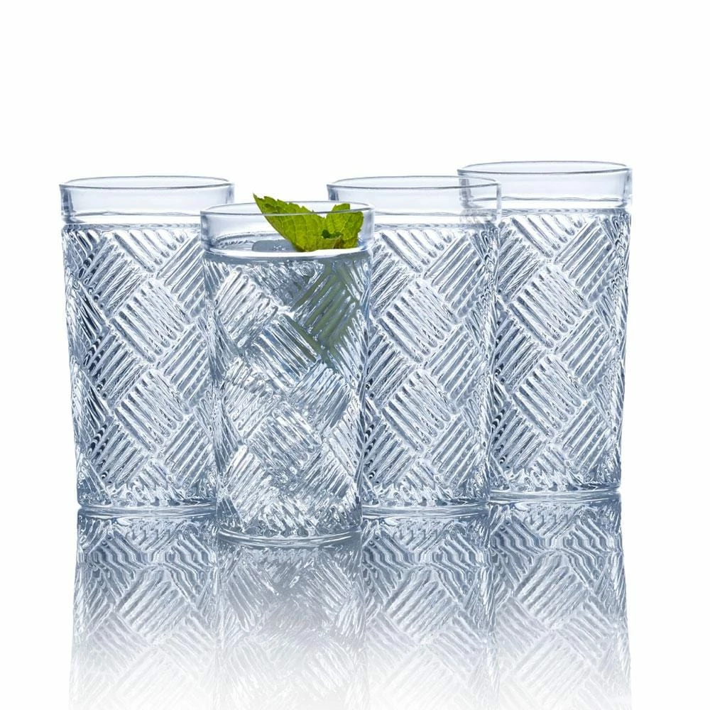 Outlet 🔔 Mikasa® Ballard Braid Set of 4 Highball Glasses ⌛ 3 Outlet 🔔 Mikasa® Ballard Braid Set of 4 Highball Glasses ⌛