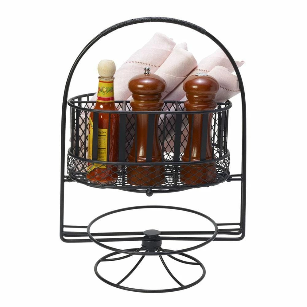 Best Pirce ⌛ Gourmet Basics® Band and Stripe Swivel Hostess Buffet Storage Caddy 🥰 3 Best Pirce ⌛ Gourmet Basics® Band and Stripe Swivel Hostess Buffet Storage Caddy 🥰