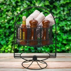 Best Pirce ⌛ Gourmet Basics® Band and Stripe Swivel Hostess Buffet Storage Caddy 🥰 10 Best Pirce ⌛ Gourmet Basics® Band and Stripe Swivel Hostess Buffet Storage Caddy 🥰 -Mikasa Sales 2023 band and stripe picnic caddy 5282086 3