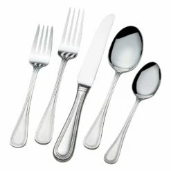 Wholesale ✨ Wallace® Bead 65 Piece Flatware Set, Service for 12 🥰