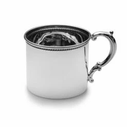 Discount 😀 Empire Silver™ Beaded Sterling Baby Cup 🎁