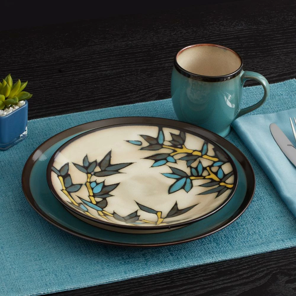 Coupon 😍 Gourmet Basics® Belmont Set of 4 Blue Round Dinner Plates ✔️ 5 Coupon 😍 Gourmet Basics® Belmont Set of 4 Blue Round Dinner Plates ✔️ - Image 3