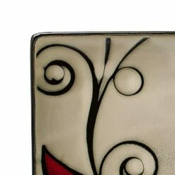 Flash Sale ⭐ Gourmet Basics® Belmont Square Red Vine Dinnerware Set 🔔 -Mikasa Sales 2023 belmont square red vine dinnerware set K165231304 2