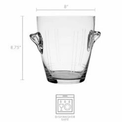 Discount ❤️ Mikasa® Berlin Glass Ice Bucket 🧨 -Mikasa Sales 2023 berlin glass ice bucket 5281984 4