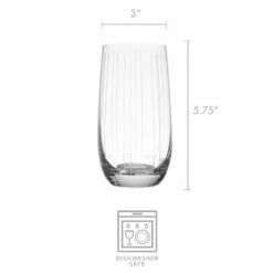 Outlet ⌛ Mikasa® Berlin Set of 4 Highball Glasses ❤️ -Mikasa Sales 2023 berlin set of 4 highball glasses 5282103 4