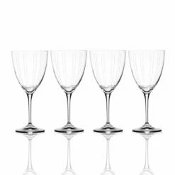 Cheapest 🛒 Mikasa® Berlin Set of 4 White Wine Glasses ⭐