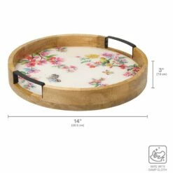 New ⭐ Gourmet Basics® Bird and Butterfly Lazy Susan Serve Tray 🎉 -Mikasa Sales 2023 bird and butterfly lazy susan serve tray 5292394 4