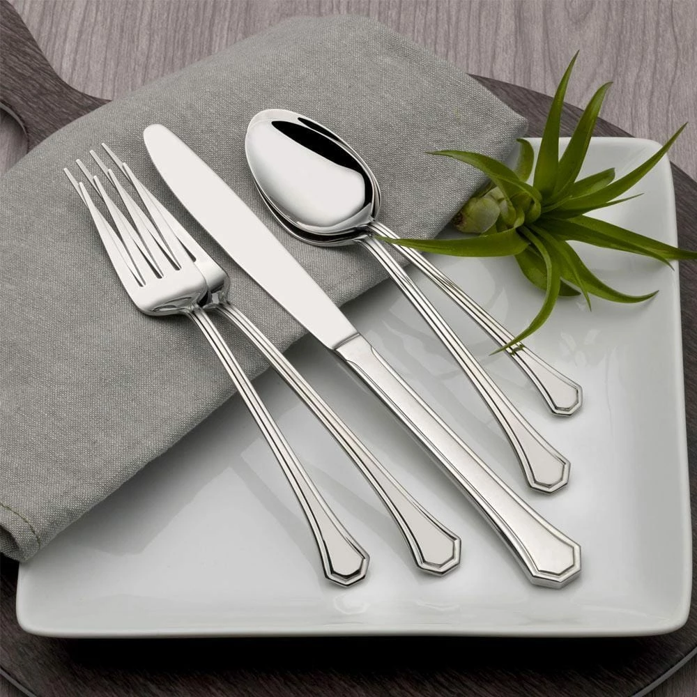 Best deal 😍 Gourmet Basics® Brendan 20 Piece Flatware Set, Service for 4 🤩 4 Best deal 😍 Gourmet Basics® Brendan 20 Piece Flatware Set, Service for 4 🤩 - Image 2