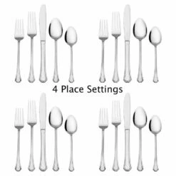Best deal 😍 Gourmet Basics® Brendan 20 Piece Flatware Set, Service for 4 🤩 8 Best deal 😍 Gourmet Basics® Brendan 20 Piece Flatware Set, Service for 4 🤩 -Mikasa Sales 2023 brendan 20 piece flatware set service for 4 5274596 3