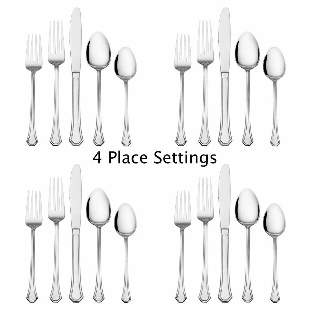 Best deal 😍 Gourmet Basics® Brendan 20 Piece Flatware Set, Service for 4 🤩 5 Best deal 😍 Gourmet Basics® Brendan 20 Piece Flatware Set, Service for 4 🤩 - Image 3