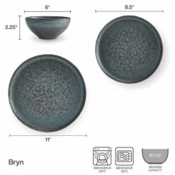 Cheapest ⌛ Mikasa® Bryn 12 Piece Dinnerware Set, Service for 4 👍 -Mikasa Sales 2023 bryn 12 piece dinnerware set service for 4 5287884 9