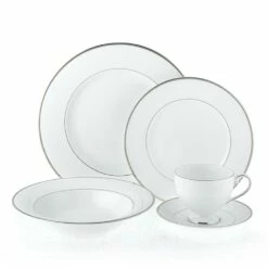 Promo 🤩 Mikasa® Cameo Platinum 5 Piece Place Setting 🥰